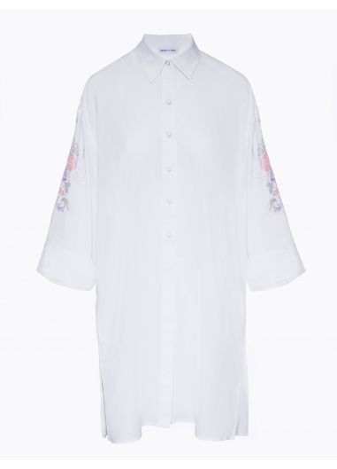 Product Image: AGRIMONIA WHITE SHIRT KIMONO