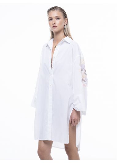 Product Image: AGRIMONIA WHITE SHIRT KIMONO