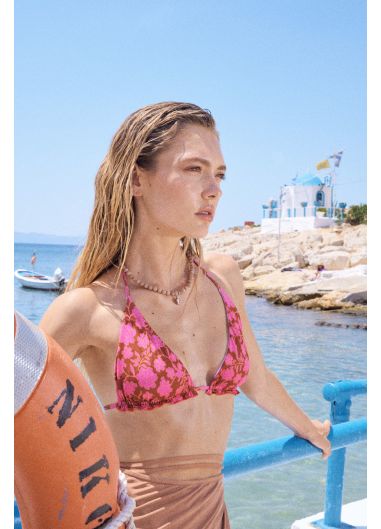 Product Image: EMELYA FUCHSIA BIKINI TOP